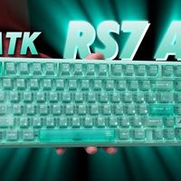 【旗舰下放】ATK RS7Air磁轴键盘 这配色是真好看吧  三百元档性价比的神！