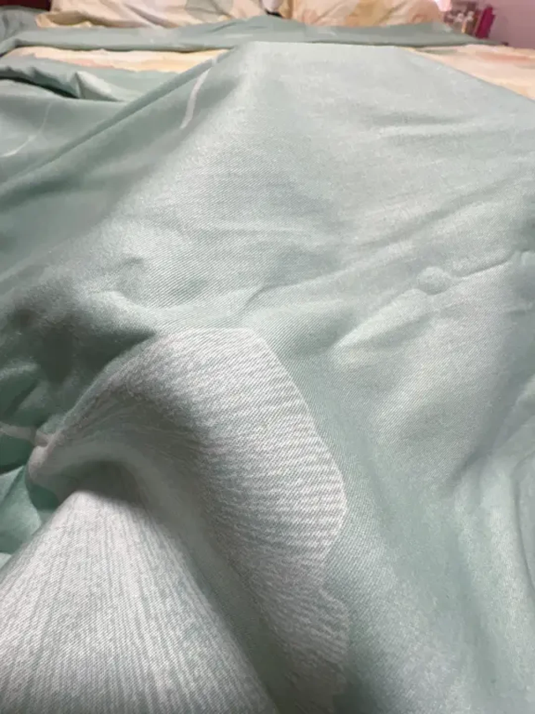 招行5折积分兑换的博洋四件套到货
