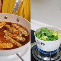 新年换新锅 | 鹅卵石不粘锅4件套仅需259元，适合一家3口