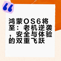 鸿蒙大爆发！国测Ⅱ级安全认证+老机升OS6+1月安全补丁！