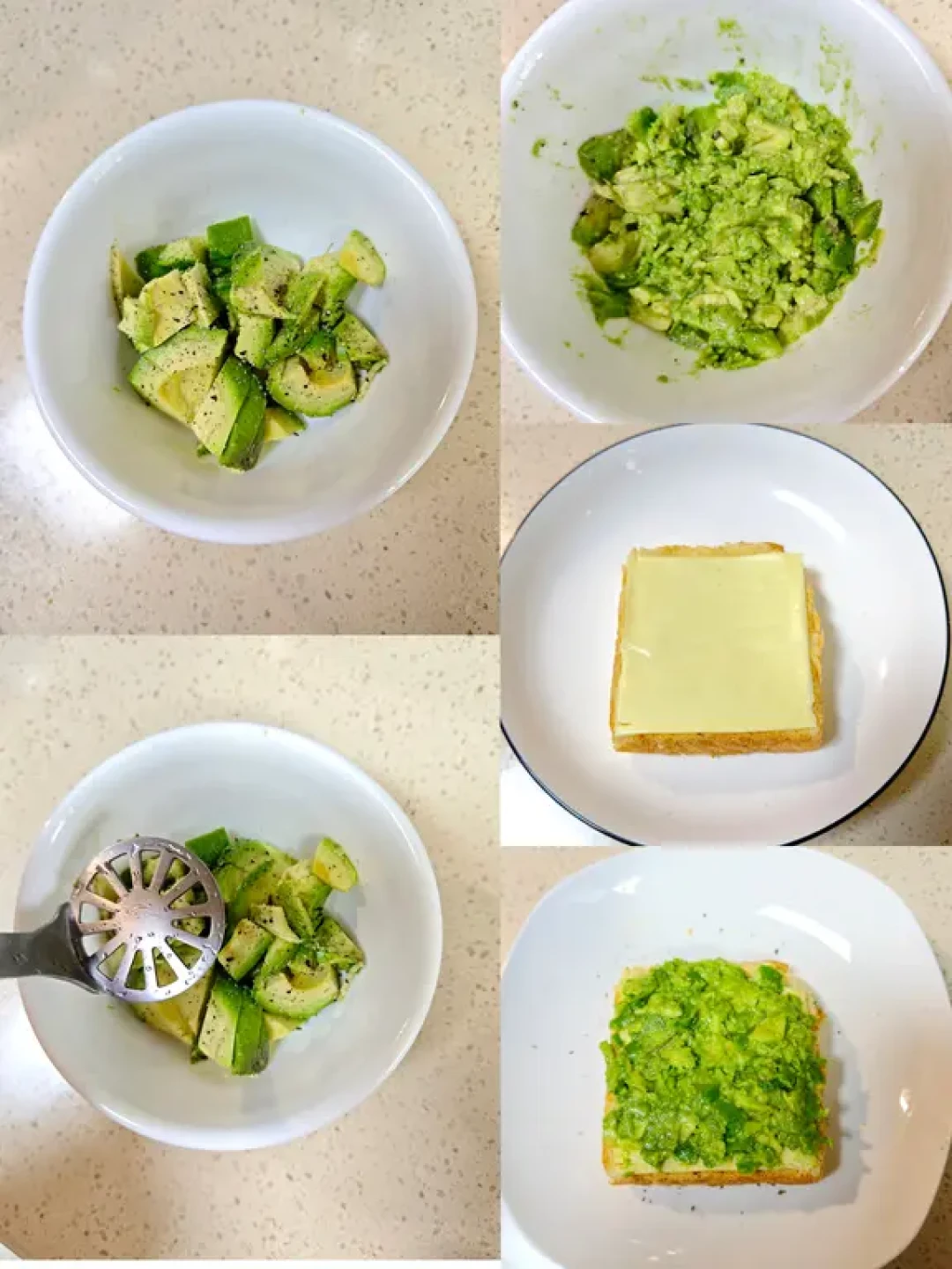 营养又低脂:蟹柳滑蛋牛油果🥑三明治