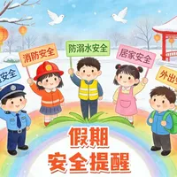 放假啦！假期安全教育‼️