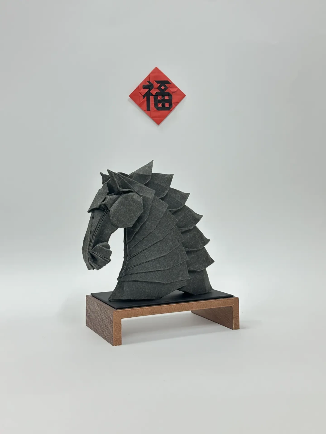 【折纸-作品】马首 教程视频