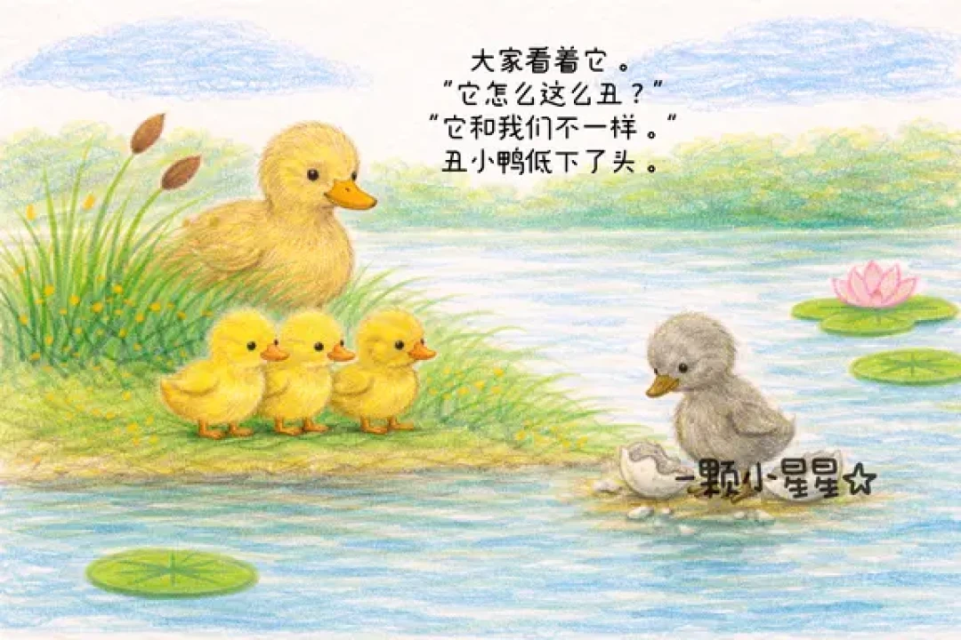 儿童经典绘本励志自信绘本故事|丑小鸭