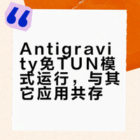 Antigravity不开启TUN模式打不开，不慌，这有办法