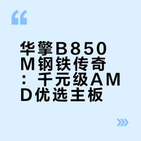 [视频]AMD 9000系处理器的“白马义从”，华擎钢铁传奇千元B850M天花板
