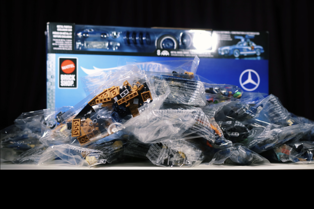 美泰积木工坊|Hotwheels 1:12 Mercedes-Benz 300SL