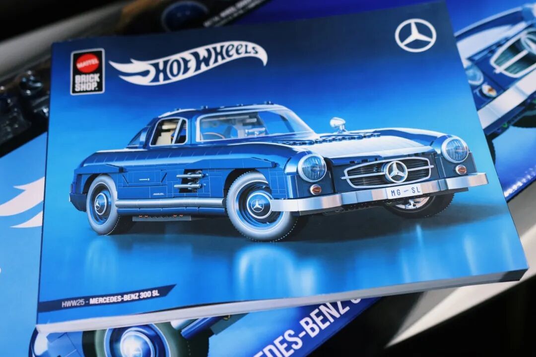 美泰积木工坊|Hotwheels 1:12 Mercedes-Benz 300SL