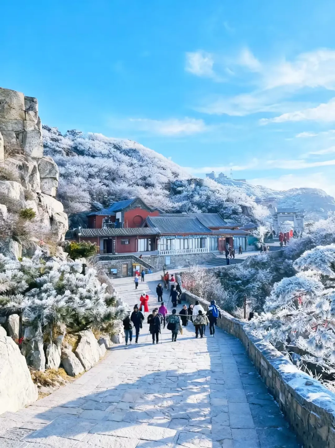 不允许有人错过！泰山的雪季｜懒人能轻松爬
