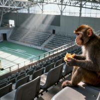 猴子坐看台观赛引热议，动物行为与体育赛事如何和谐共存？1200+用户观点全景呈现
