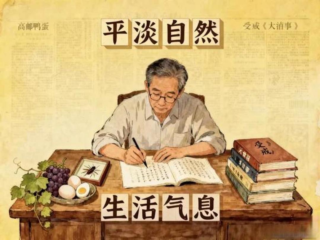 一个很绝的写作手法“烟火白描”