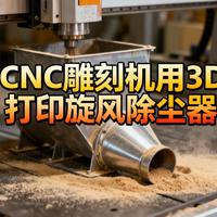 [中配]CNC雕刻机用3D打印旋风除尘器 - rctestflight