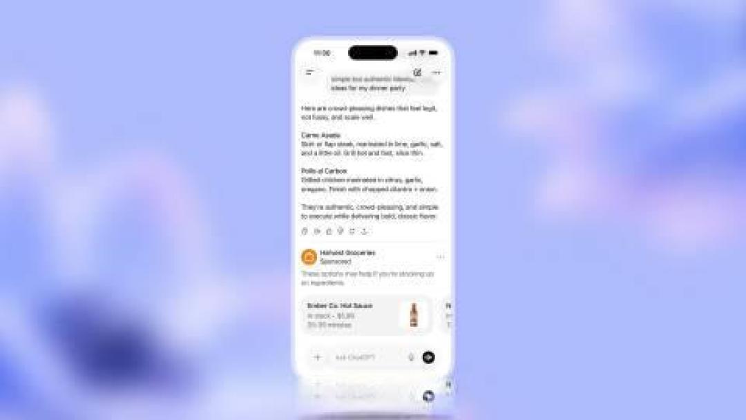 ChatGPT的免费午餐结束了:官宣引入广告,付费用户享纯净体验