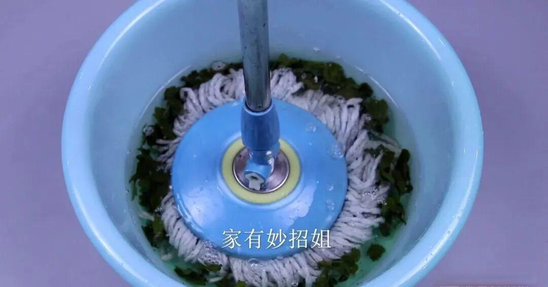 拖把又黑又脏怎么办?清洗时水里撒一把,拖把立马恢复干净无异味