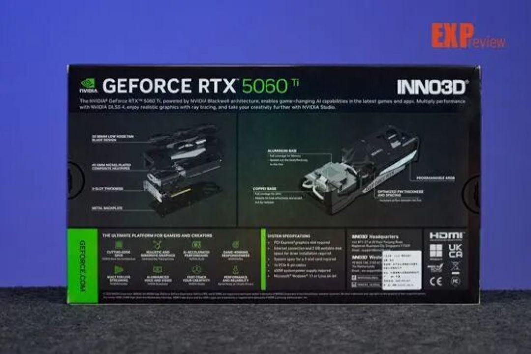 INNO3D映众 RTX 5060 Ti 16GB超级冰龙评测:散热与静音俱佳,超频提升不错