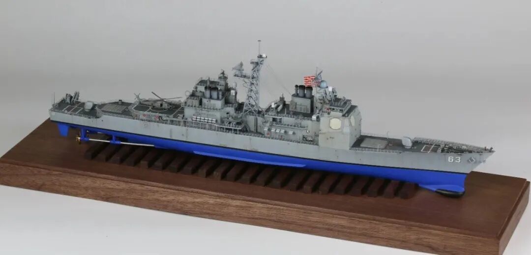 【精品严选2025-28】1/350 美国海军提康德罗加级巡洋舰 CG-63 考彭斯号【作者:海军士官长117】