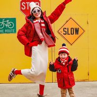 新年拍照‼️亲子穿搭，羽绒服搭出时髦感🧨