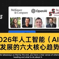 2026年人工智能（AI）发展的六大核心趋势！