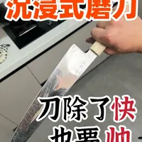 沉浸式磨刀之厨刀除了快也要快