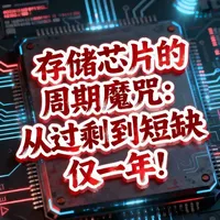 存储芯片的周期魔咒：从过剩到短缺仅一年！ #财经 #资讯 #经济 #AI #科技