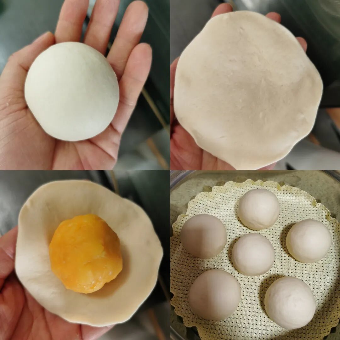一锅自生自灭的奶黄包