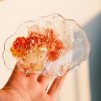 🎨把鱼画进树脂里！