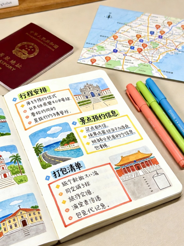 旅游出行笔记：解锁高效舒适的旅途新体验