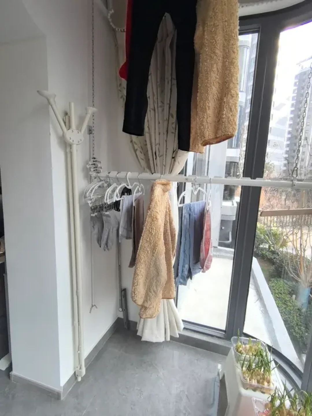 小户型晾晒侧面丑关我正面什么事?