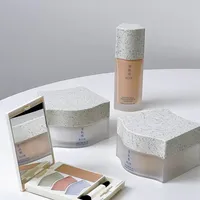 雪肌精blue散粉+遮瑕盘使用感