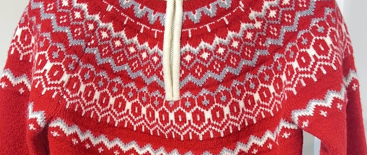 费尔岛红毛衣｜新年氛围感直接拉满✨