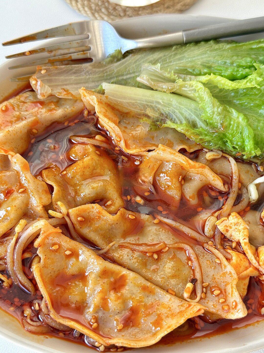 400kcal减脂餐🥣|一碗酸汤饺子真的太绝了👍