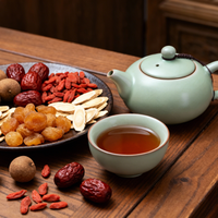 今日养生茶｜一碗暖冬“气血双补汤”：酒黄精黄芪龙眼茶