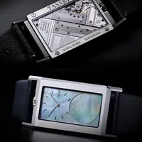 表盘上的珍珠陀——充满诗意的小方表