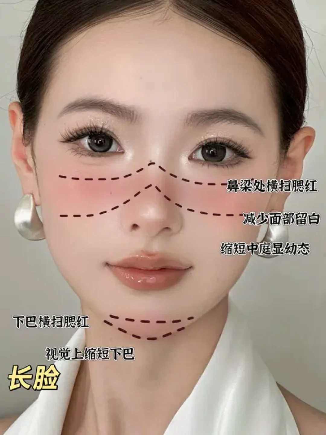 新手小白必学化妆技巧-腮红打法💕