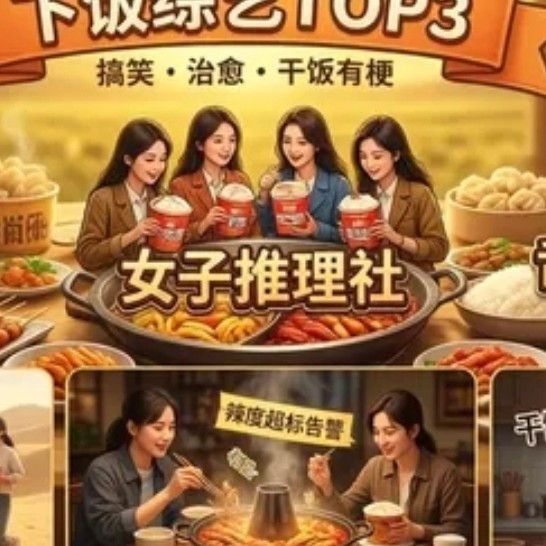 下饭综艺Top3推荐