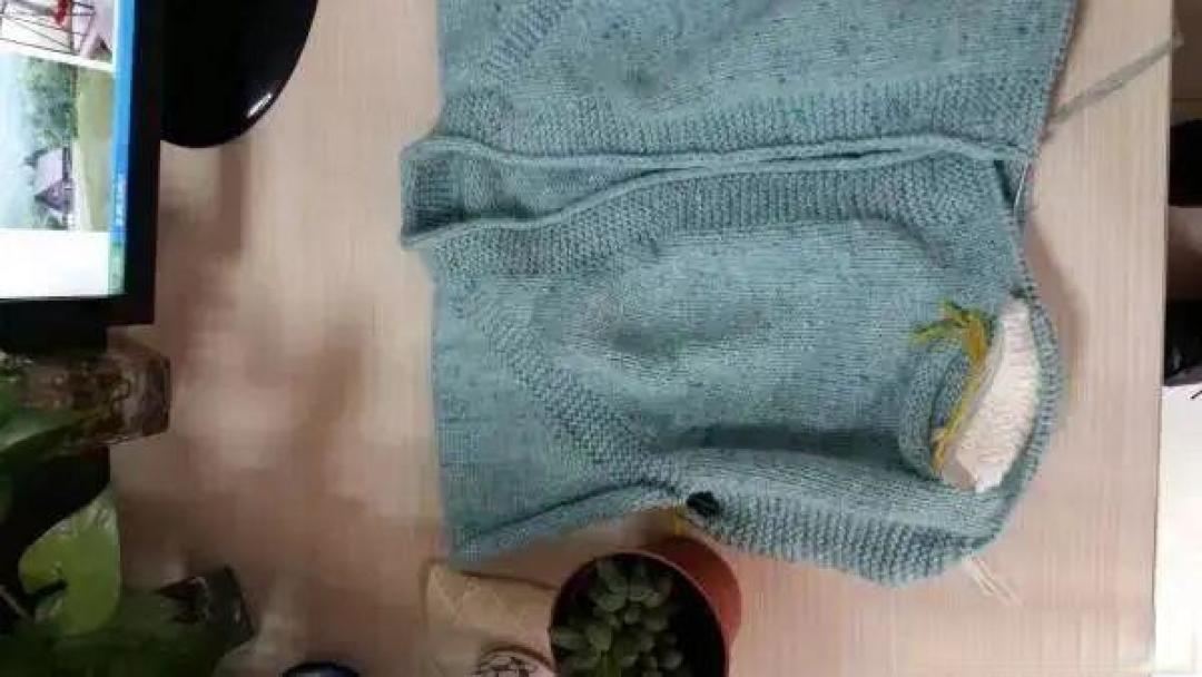详细从上往下织的开衫编织教程