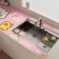 救命！这硅藻泥垫把厨房卫生间水渍治得服服帖帖✨