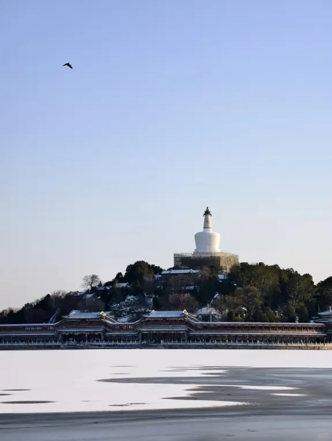 ❄️ 北海冬趣 | 白塔下