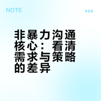 非暴力沟通日课|| 1.19  需要——非暴力沟通的第三要素