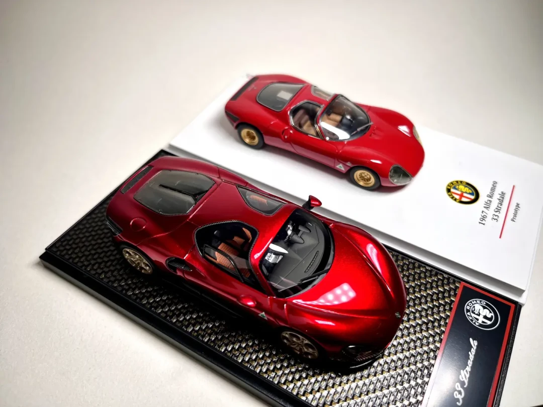 Alfa romeo 33 stradale新老同框