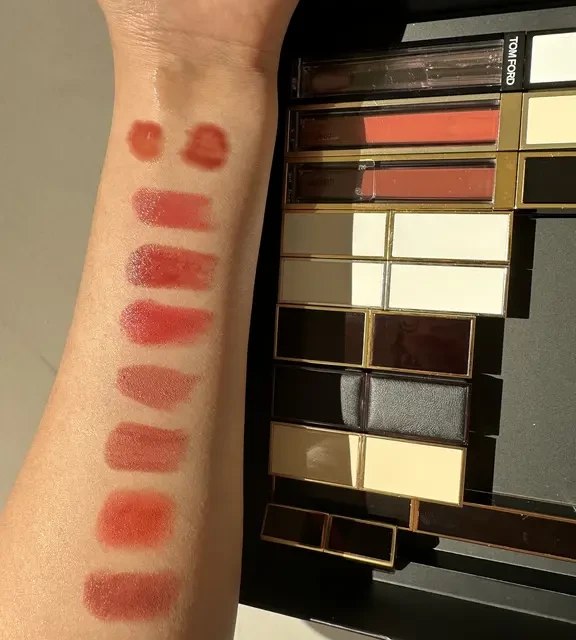 整了个：Tom Ford口红的试色🥹