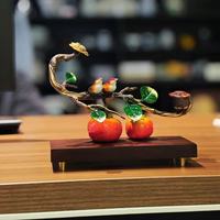 被问爆的乔迁礼✨柿柿如意铜柿子摆件太绝了