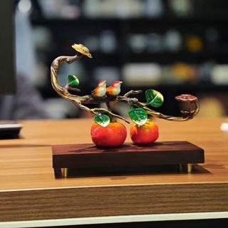 被问爆的乔迁礼✨柿柿如意铜柿子摆件太绝了