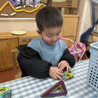 【泾采 · 课程】磁力片里的大世界——横泾实验幼儿园小八班游戏案例