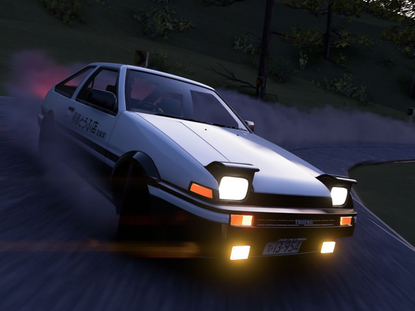 《地平线5》的黄昏山道漂移