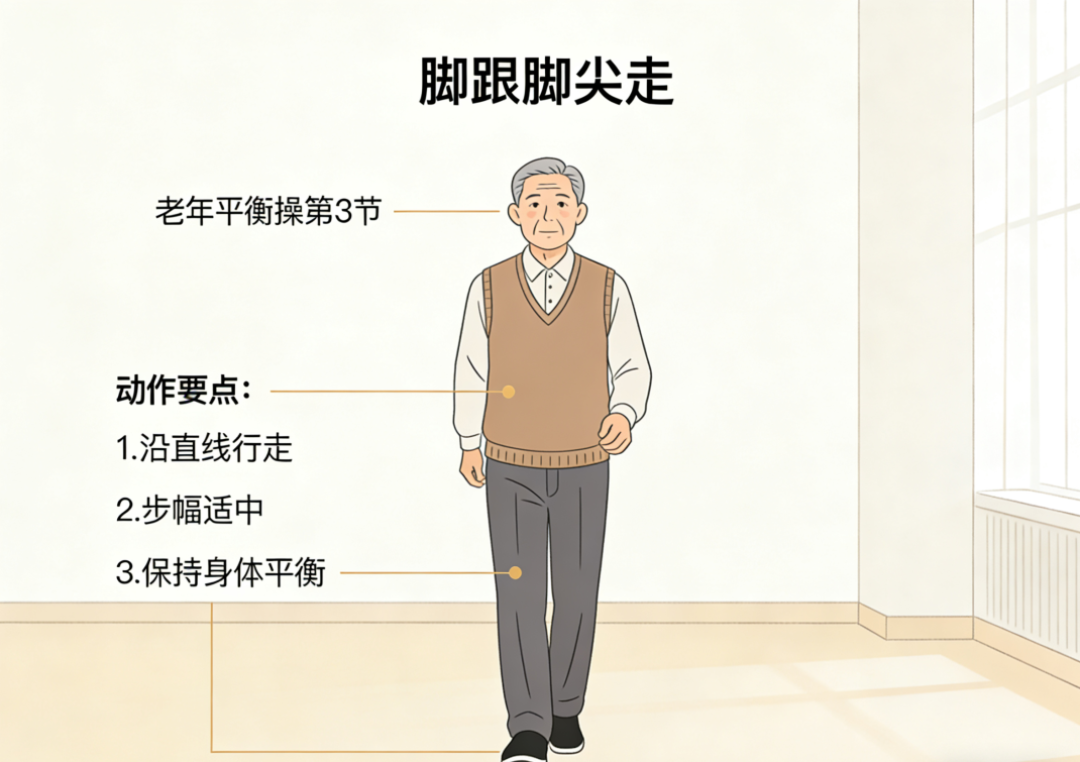 防跌倒,从 “稳” 开始 —— 老年人居家平衡训练