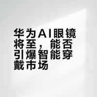 曝华为AI眼镜暂定上半年登场：支持拍照和音频，鸿蒙系统