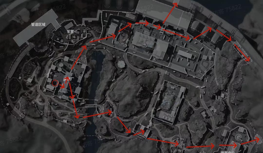 【三角洲行动】S8必玩项目！机坝12个出生跑刀速摸点位路线图，万场干货焚诀来了！