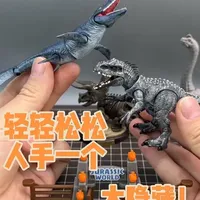 3分钟涂出大隐藏！布鲁可小恐龙也能非常好看#积木拼装玩具 #布鲁可#积木人#侏罗纪#恐龙