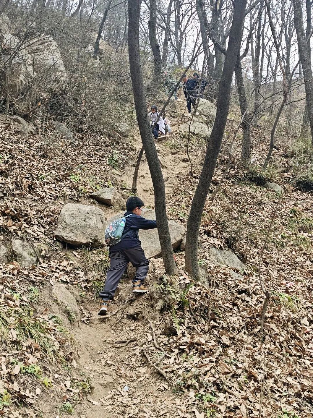 西安最适合小白入门的爬山地,也是娃最喜欢的免费绳索攀岩场地 | 两寺穿越路线